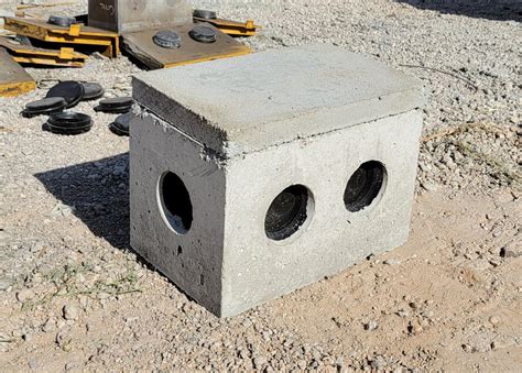 septic distribution box full of water|concrete distribution box near me.